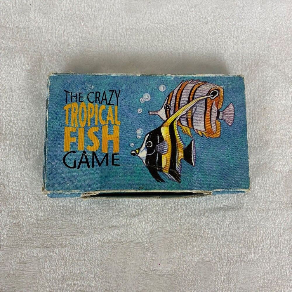 VTG 1993 Crazy Tropical Fish Puzzle 9 Piece Game Logic School Educational Ocean